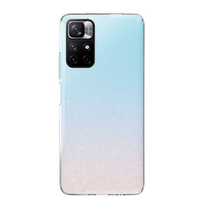 Xiaomi Redmi Note 11T 5G Kılıf Zore Süper Silikon Kapak Renksiz