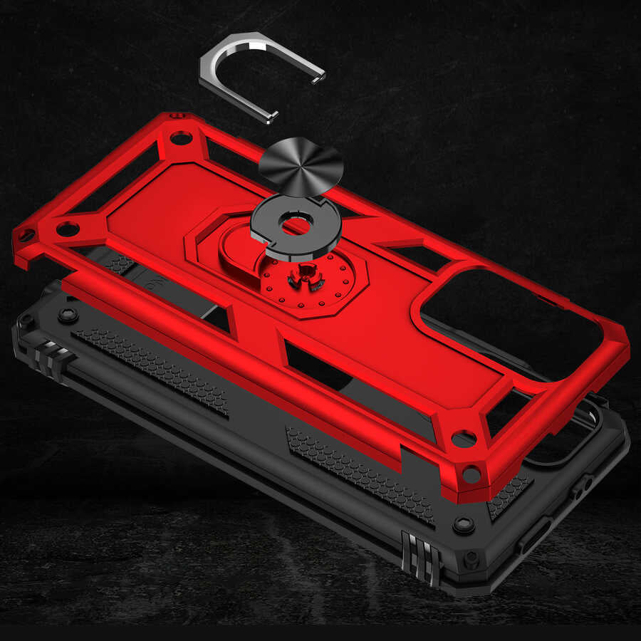 Xiaomi Redmi Note 11T 5G Kılıf Zore Vega Kapak Siyah