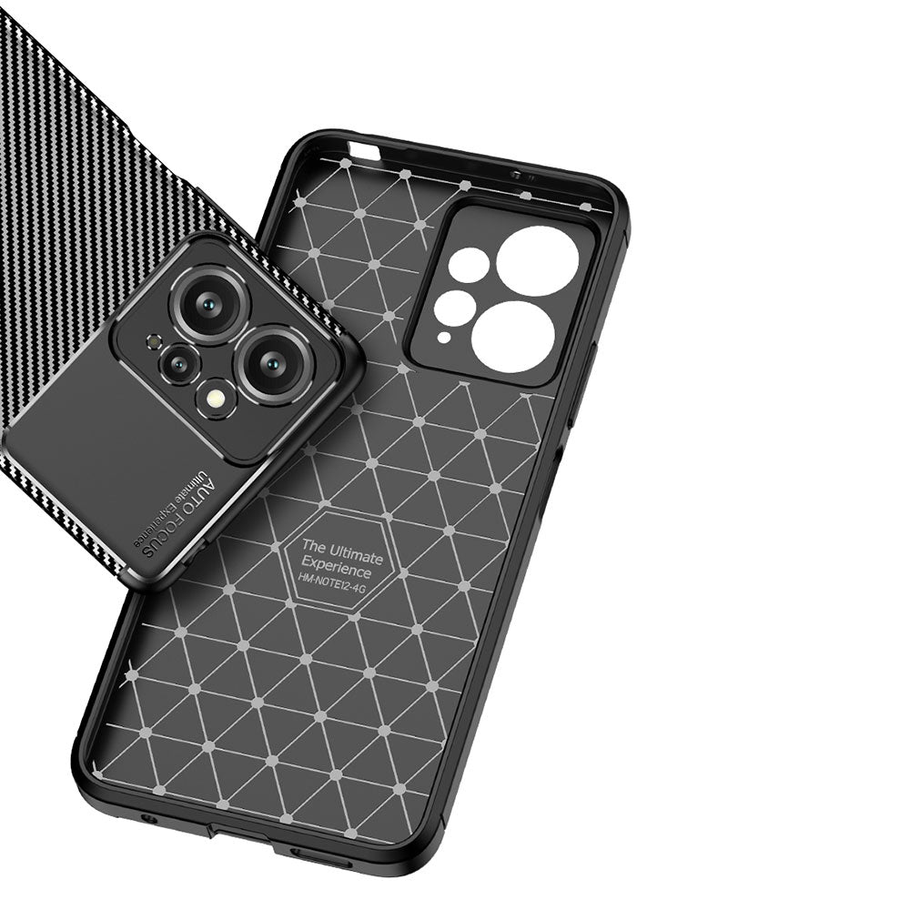 Xiaomi Redmi Note 12 4G Kılıf Zore Negro Silikon Kapak Siyah