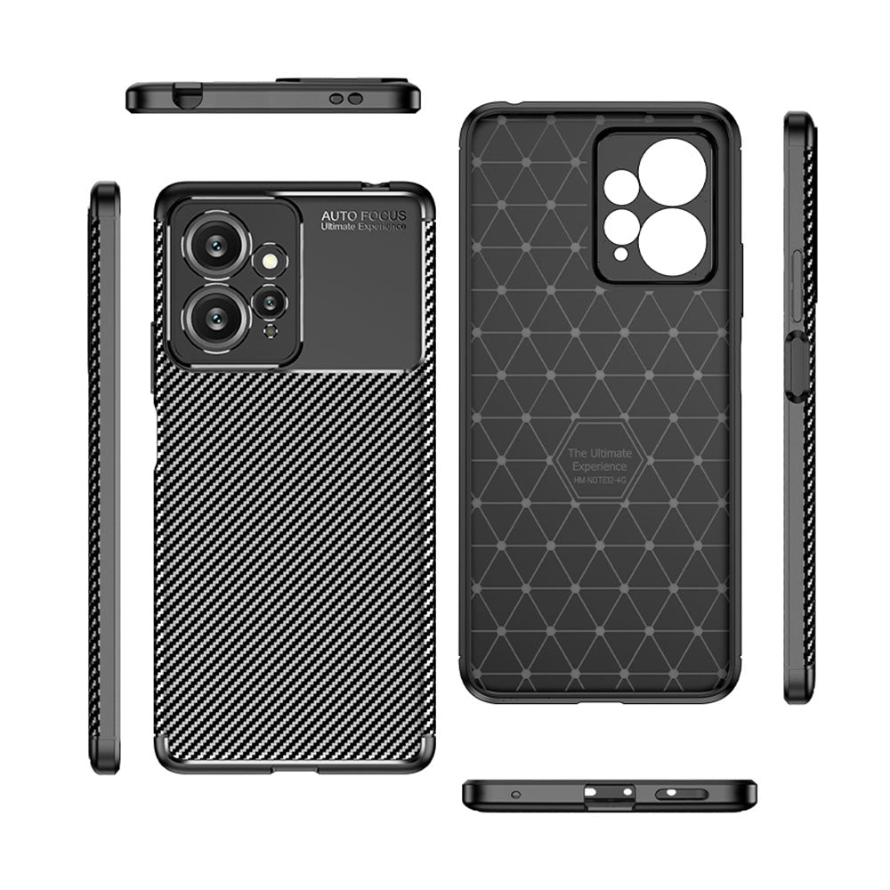 Xiaomi Redmi Note 12 4G Kılıf Zore Negro Silikon Kapak Siyah