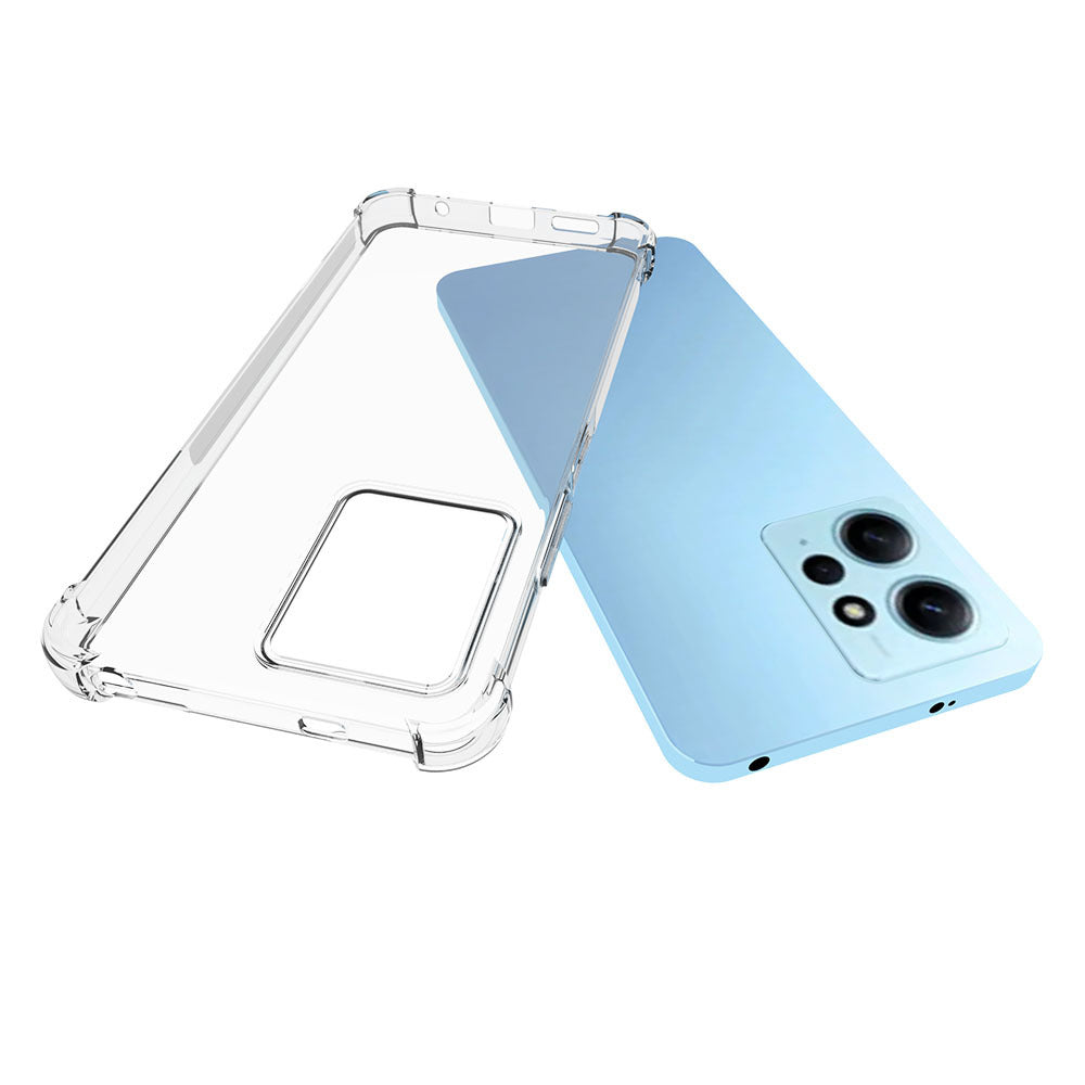 Xiaomi Redmi Note 12 4G Kılıf Zore Nitro Anti Shock Silikon Renksiz