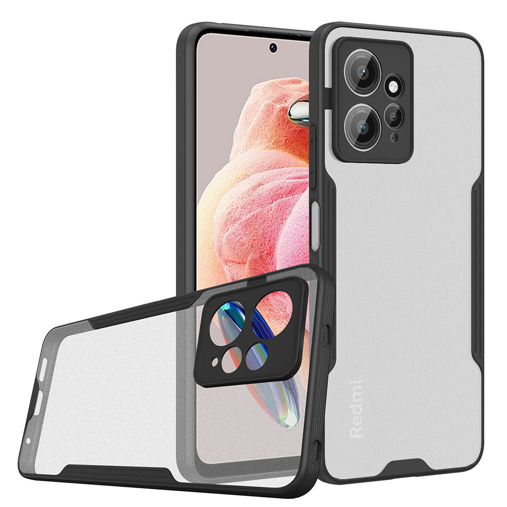 Xiaomi Redmi Note 12 4G Kılıf Zore Parfe Kapak Siyah