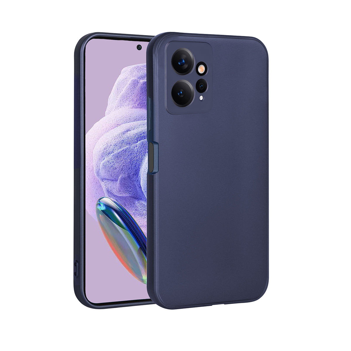 Xiaomi Redmi Note 12 4G Kılıf Zore Premier Silikon Kapak Mürdüm