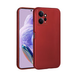 Xiaomi Redmi Note 12 4G Kılıf Zore Premier Silikon Kapak Kırmızı