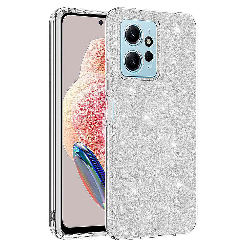Xiaomi Redmi Note 12 4G Kılıf Zore Shining Silikon Mor
