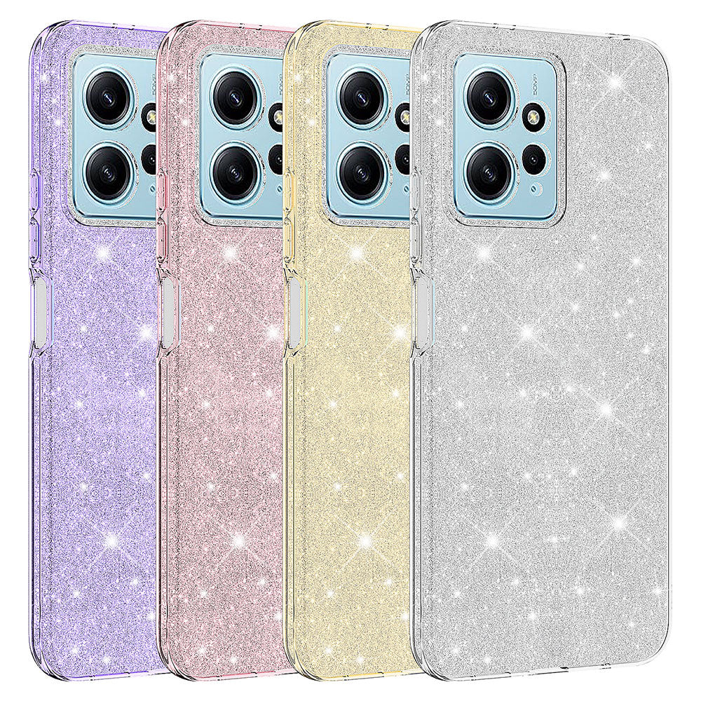 Xiaomi Redmi Note 12 4G Kılıf Zore Shining Silikon Mor