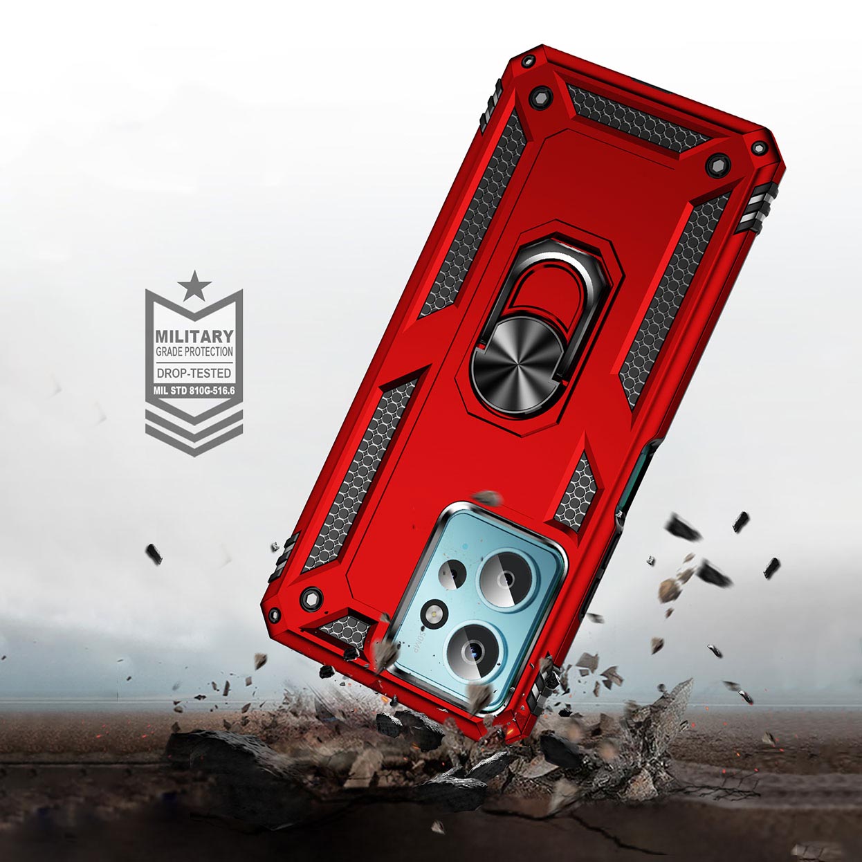 Xiaomi Redmi Note 12 4G Kılıf Zore Vega Kapak Siyah