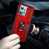 Xiaomi Redmi Note 12 4G Kılıf Zore Vega Kapak Kırmızı