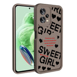 Xiaomi Redmi Note 12 5G Kılıf Kamera Korumalı Baskılı Arka Yüzey Zore Klas Kapak Beyaz