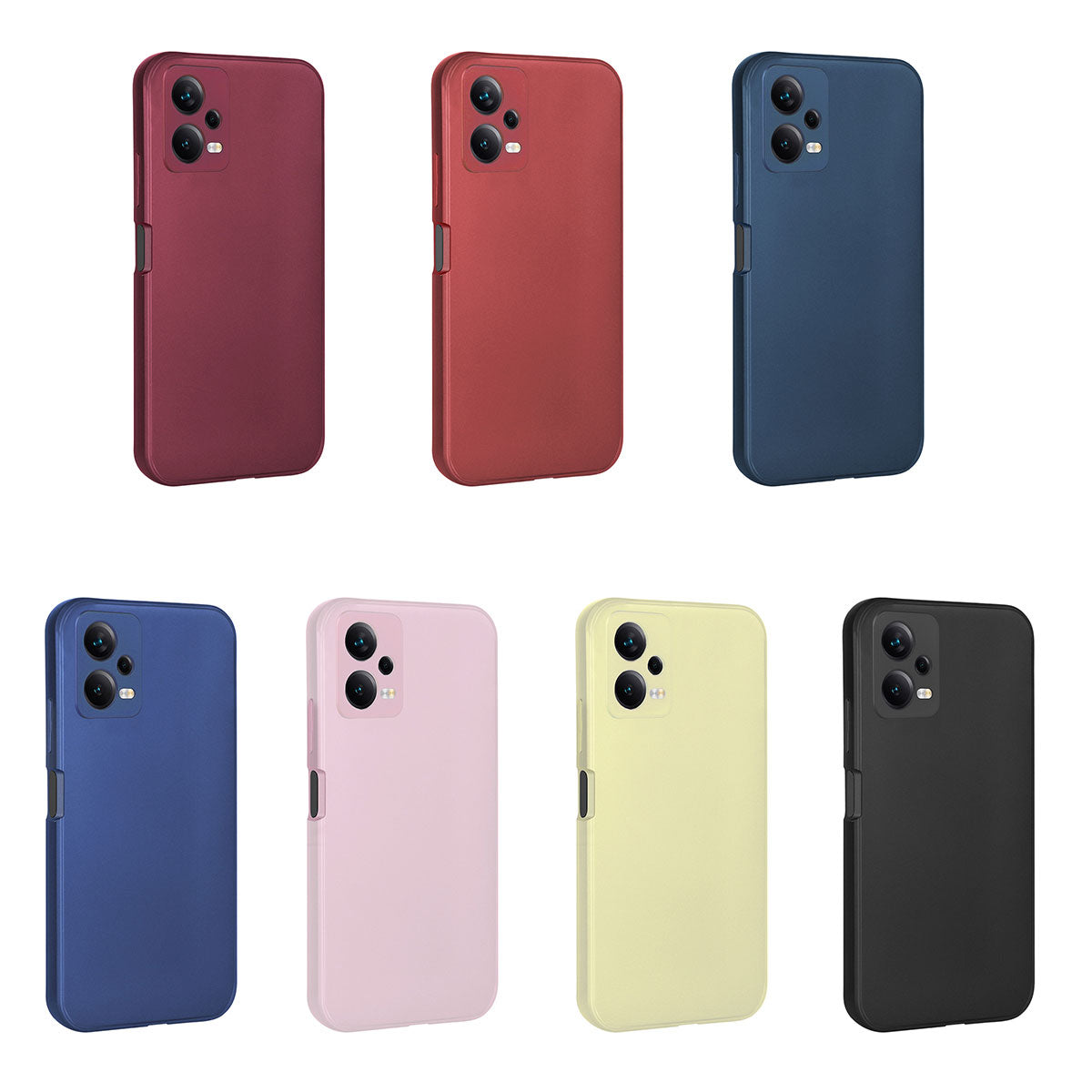 Xiaomi Redmi Note 12 5G Kılıf Zore Premier Silikon Kapak Siyah