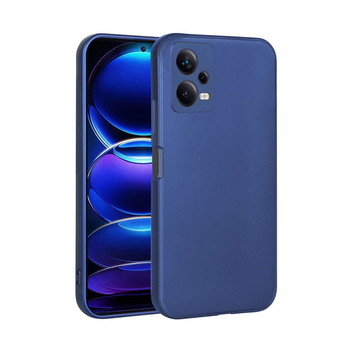 Xiaomi Redmi Note 12 5G Kılıf Zore Premier Silikon Kapak Saks Mavi