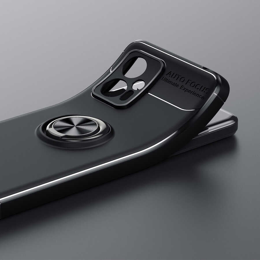 Xiaomi Redmi Note 12 5G Kılıf Zore Ravel Silikon Kapak Siyah