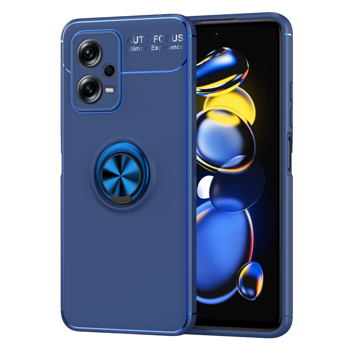 Xiaomi Redmi Note 12 5G Kılıf Zore Ravel Silikon Kapak Mavi