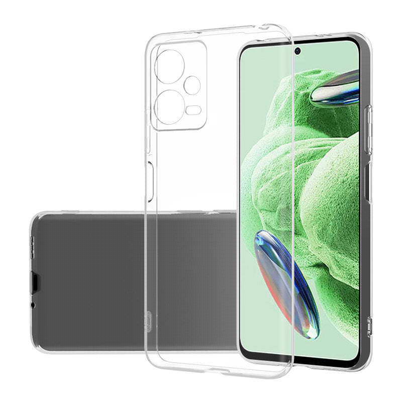 Xiaomi Redmi Note 12 5G Kılıf Zore Süper Silikon Kapak Renksiz