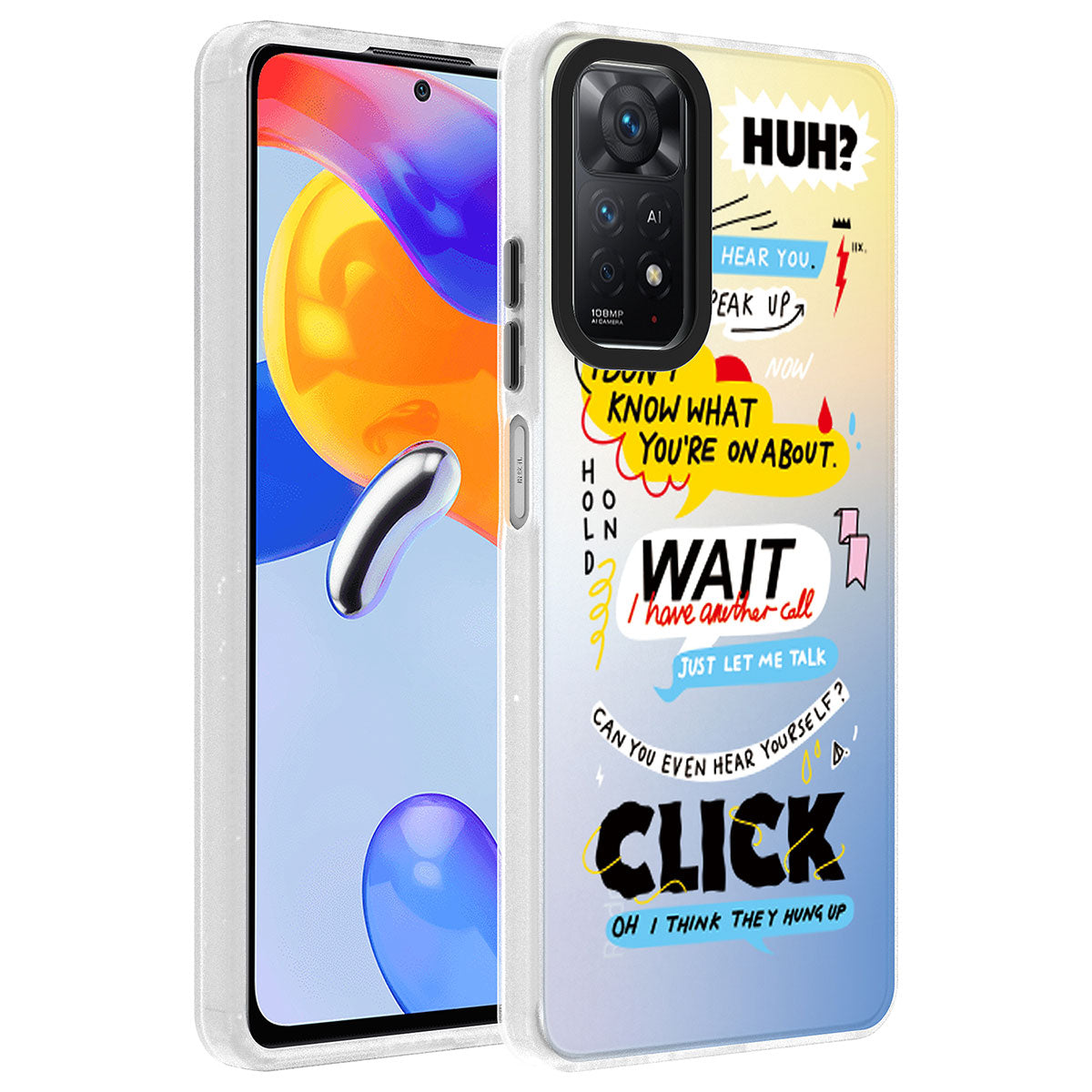 Xiaomi Redmi Note 12 Pro 4G Kılıf Desenli Zore Dragon Sert Kapak Kelimeler
