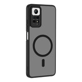 Xiaomi Redmi Note 12 Pro 4G Kılıf M-safe Şarj Özellikli Zore Babet Kapak Siyah