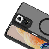 Xiaomi Redmi Note 12 Pro 4G Kılıf M-safe Şarj Özellikli Zore Babet Kapak Siyah
