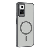 Xiaomi Redmi Note 12 Pro 4G Kılıf M-safe Şarj Özellikli Zore Babet Kapak Gri