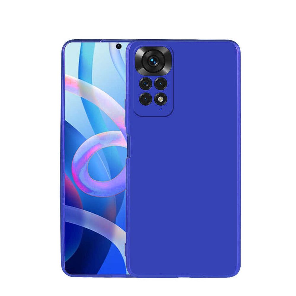 Xiaomi Redmi Note 12 Pro 4G Kılıf Zore Premier Silikon Kapak Saks Mavi