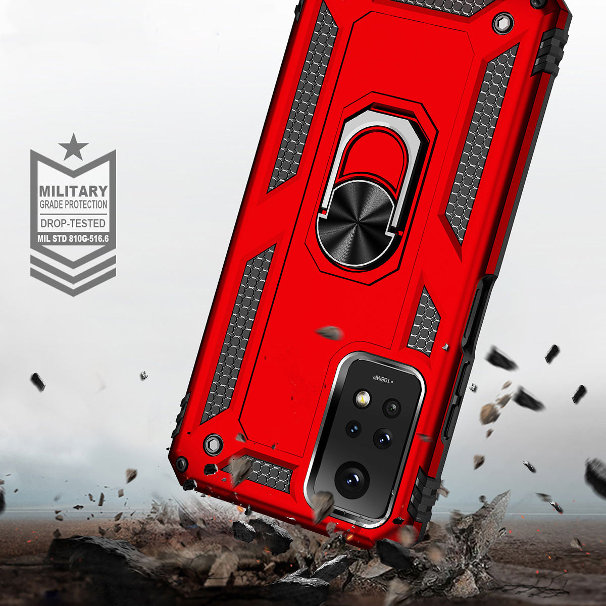 Xiaomi Redmi Note 12 Pro 4G Kılıf Zore Vega Kapak Siyah