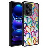 Xiaomi Redmi Note 12 Pro 5G Kılıf Aynalı Desenli Kamera Korumalı Parlak Zore Mirror Kapak Kalp