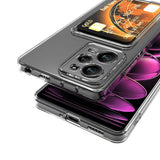 Xiaomi Redmi Note 12 Pro 5G Kılıf Kartlıklı Şeffaf Zore Setra Clear Silikon Kapak Renksiz