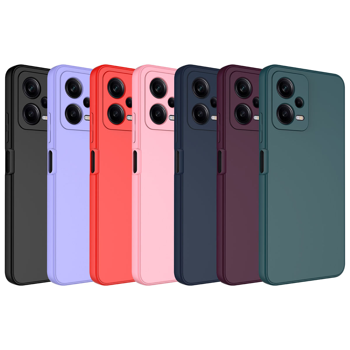 Xiaomi Redmi Note 12 Pro 5G Kılıf Zore Mara Lansman Kapak Koyu Mor