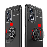 Xiaomi Redmi Note 12 Pro 5G Kılıf Zore Ravel Silikon Kapak Siyah-Mavi