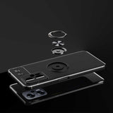 Xiaomi Redmi Note 12 Pro 5G Kılıf Zore Ravel Silikon Kapak Siyah-Mavi