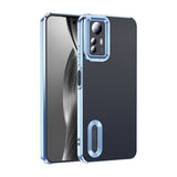 Xiaomi Redmi Note 12S Kılıf Kamera Korumalı Logo Gösteren Zore Omega Kapak Gold