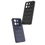 Xiaomi Redmi Note 13 4G Kılıf Esnek TPU Oyuklu Arka Yüzey Tasarımlı Zore Etnik Silikon Kapak Kırmızı