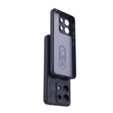 Xiaomi Redmi Note 13 4G Kılıf Esnek TPU Oyuklu Arka Yüzey Tasarımlı Zore Etnik Silikon Kapak Siyah
