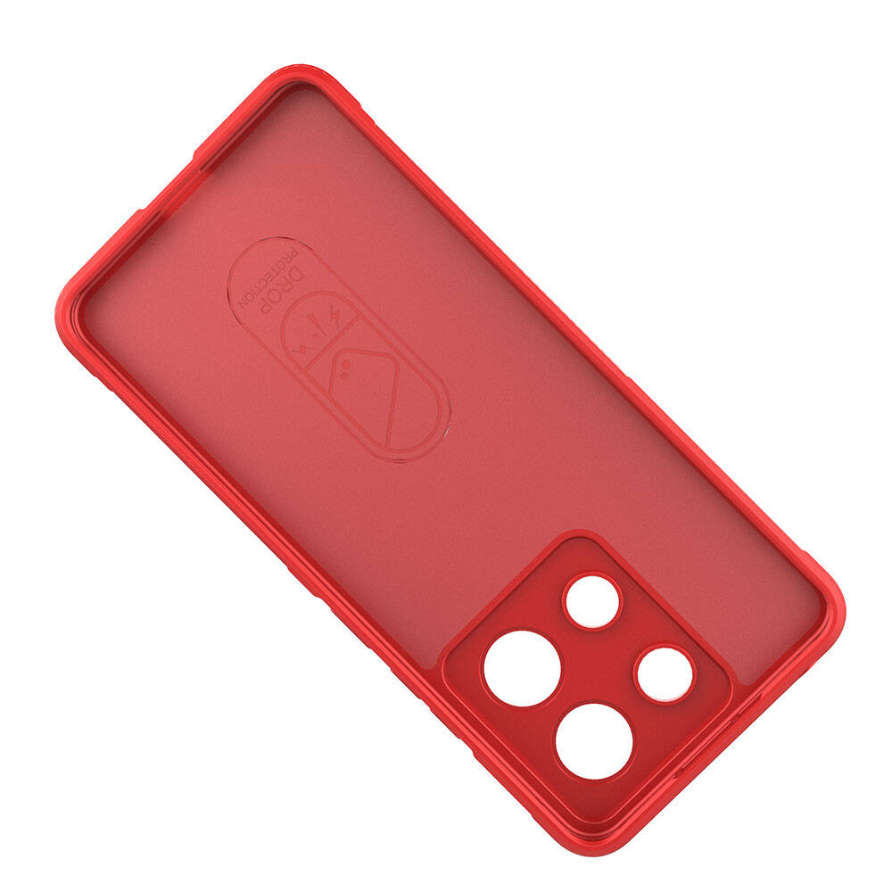 Xiaomi Redmi Note 13 4G Kılıf Esnek TPU Oyuklu Arka Yüzey Tasarımlı Zore Etnik Silikon Kapak Lacivert