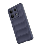Xiaomi Redmi Note 13 4G Kılıf Esnek TPU Oyuklu Arka Yüzey Tasarımlı Zore Etnik Silikon Kapak Siyah
