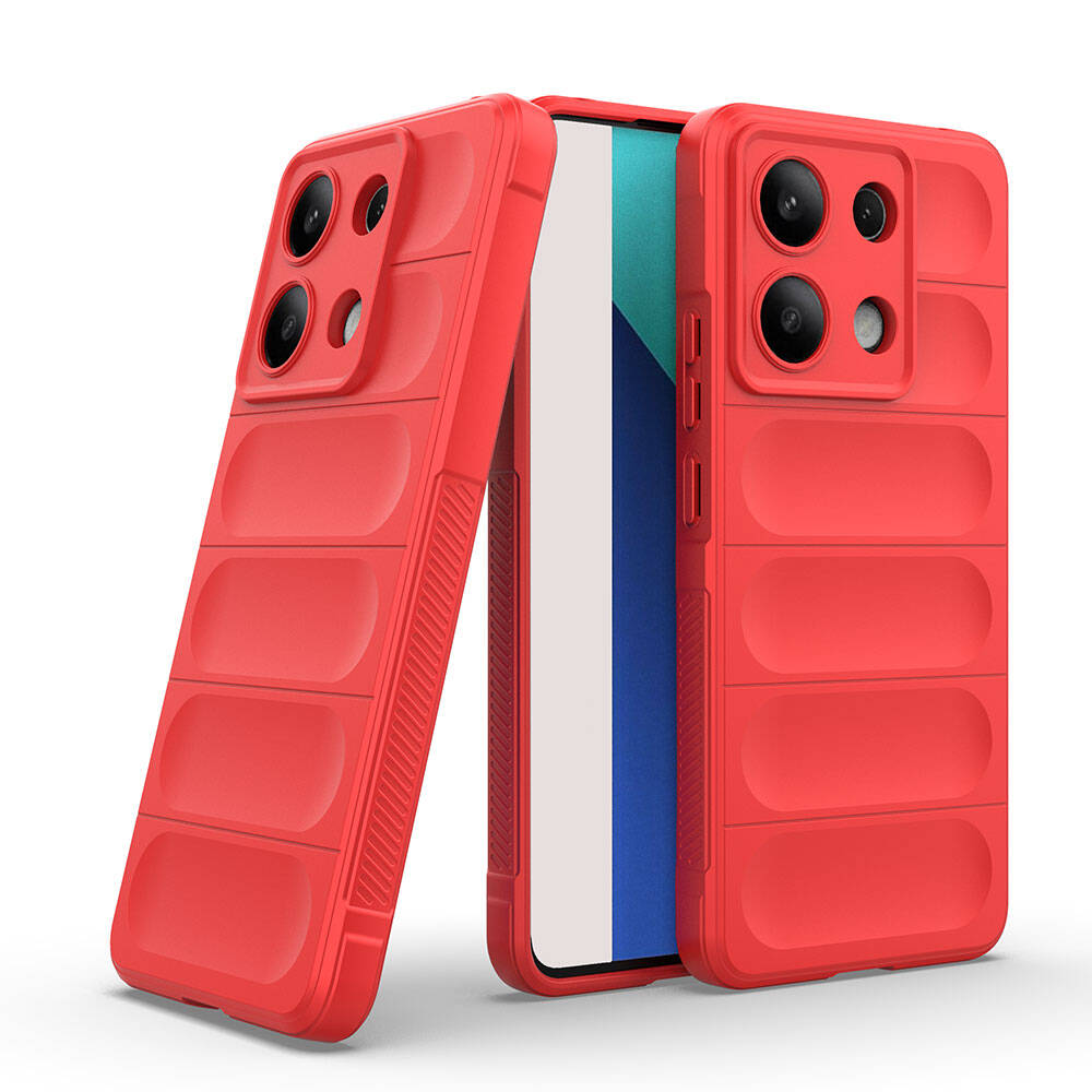Xiaomi Redmi Note 13 4G Kılıf Esnek TPU Oyuklu Arka Yüzey Tasarımlı Zore Etnik Silikon Kapak Siyah