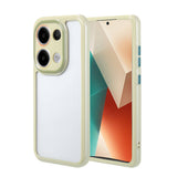 Xiaomi Redmi Note 13 4G Kılıf Kamera Korumalı Renkli Kenar ve Çerçeve Tasarımlı Zore Vitamin Kapak Mürdüm