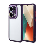 Xiaomi Redmi Note 13 4G Kılıf Kamera Korumalı Renkli Kenar ve Çerçeve Tasarımlı Zore Vitamin Kapak Derin Mor