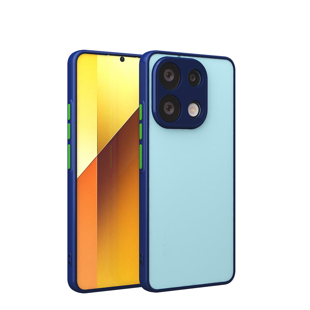 Xiaomi Redmi Note 13 4G Kılıf Zore Hux Kapak Lacivert