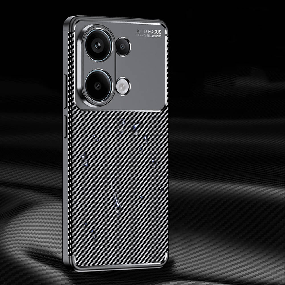 Xiaomi Redmi Note 13 4G Kılıf Zore Negro Silikon Kapak Siyah