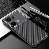 Xiaomi Redmi Note 13 4G Kılıf Zore Negro Silikon Kapak Siyah