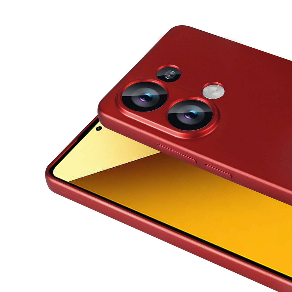 Xiaomi Redmi Note 13 4G Kılıf Zore Premier Silikon Kapak Gold