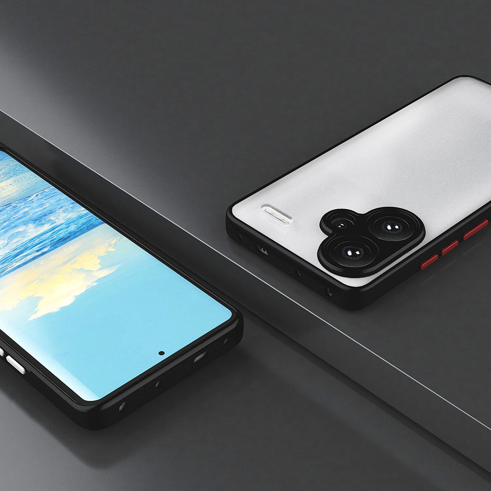 Xiaomi Redmi Note 13 5G Kılıf Zore Hux Kapak Siyah