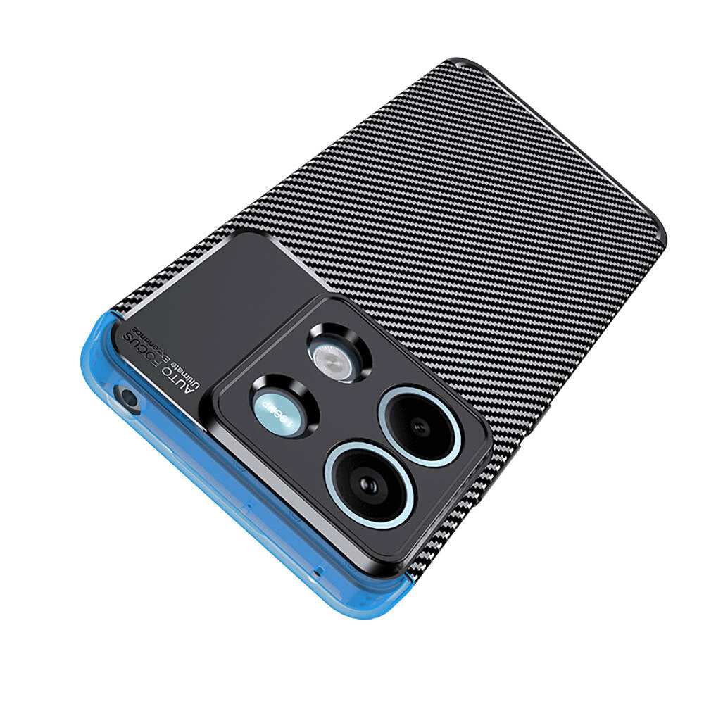 Xiaomi Redmi Note 13 5G Kılıf Zore Negro Silikon Kapak Siyah