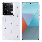 Xiaomi Redmi Note 13 Pro 4G Kılıf Airbag Tasarımlı Simli Şeffaf Zore Kutup Kapak Lale