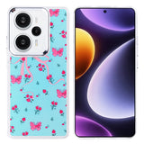 Xiaomi Redmi Note 13 Pro 4G Kılıf Airbag Tasarımlı Zore Hadra Kapak Kelebek