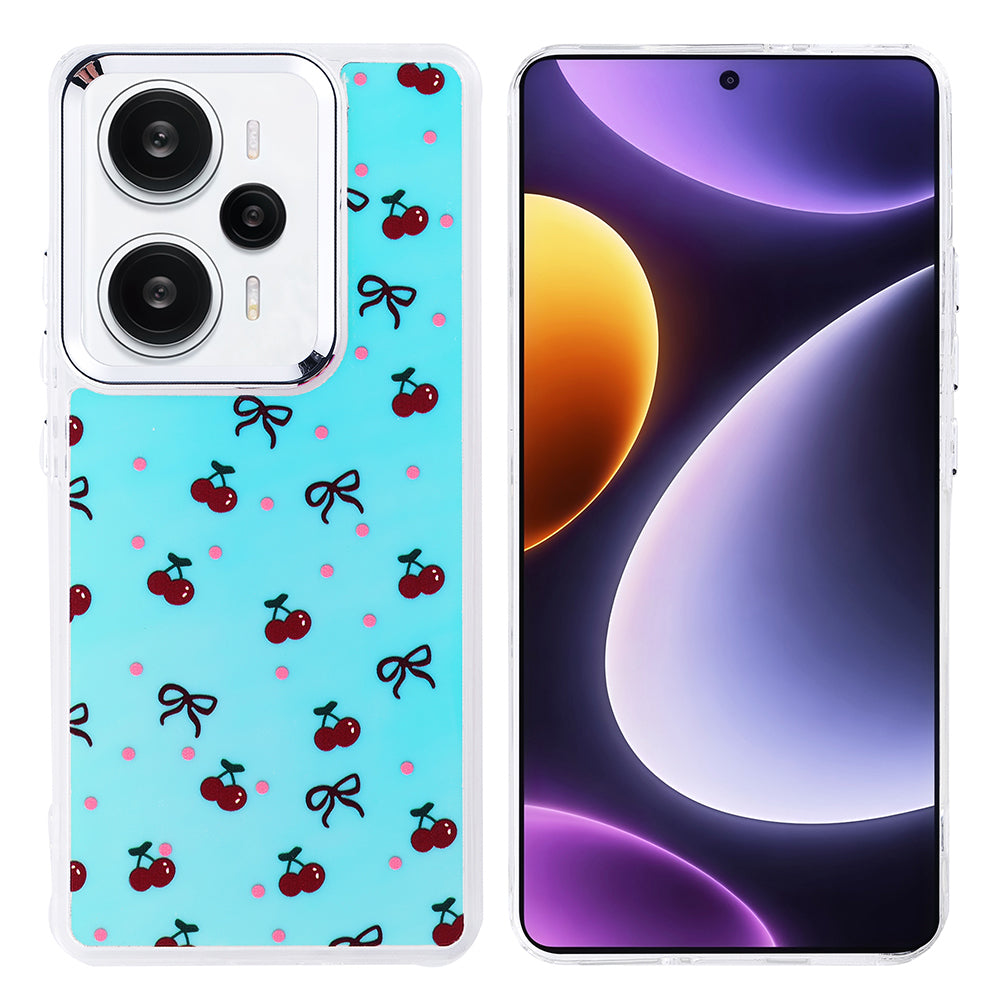 Xiaomi Redmi Note 13 Pro 4G Kılıf Airbag Tasarımlı Zore Hadra Kapak Kiraz