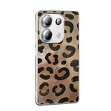 Xiaomi Redmi Note 13 Pro 4G Kılıf Desenli Zore Mep Kapak Gold Leopar