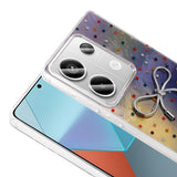 Xiaomi Redmi Note 13 Pro 4G Kılıf Kamera Korumalı Figürlü Zore Ponti Silikon Kapak Lila