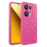 Xiaomi Redmi Note 13 Pro 4G Kılıf Kamera Korumalı Simli Lüks Zore Koton Kapak Gri