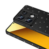 Xiaomi Redmi Note 13 Pro 4G Kılıf Kamera Korumalı Simli Lüks Zore Koton Kapak Gri